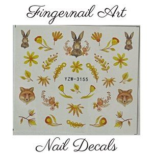 Fingernail Art Nail Decals Waterslide Transfer Stickers